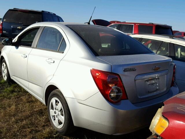1G1JA5SH0E4235718 - 2014 CHEVROLET SONIC LS 银色 照片 3
