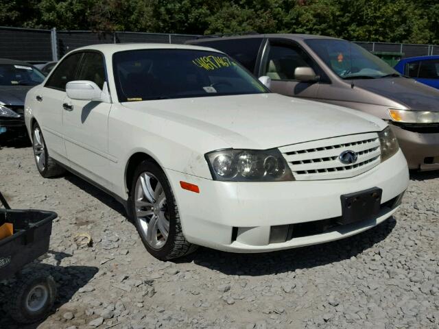 JNKAY41E33M004960 - 2003 INFINITI M45 WHITE photo 1