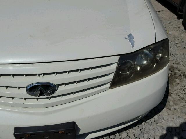 JNKAY41E33M004960 - 2003 INFINITI M45 WHITE photo 9