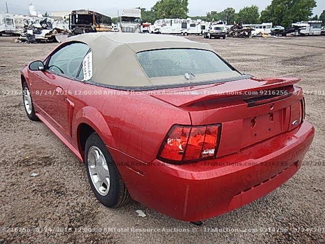 1FAFP4444YF166515 - 2000 FORD MUSTANG RED photo 4