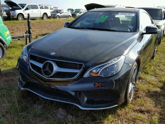 WDDKJ7DB8EF290752 - 2014 MERCEDES-BENZ E BLACK photo 2