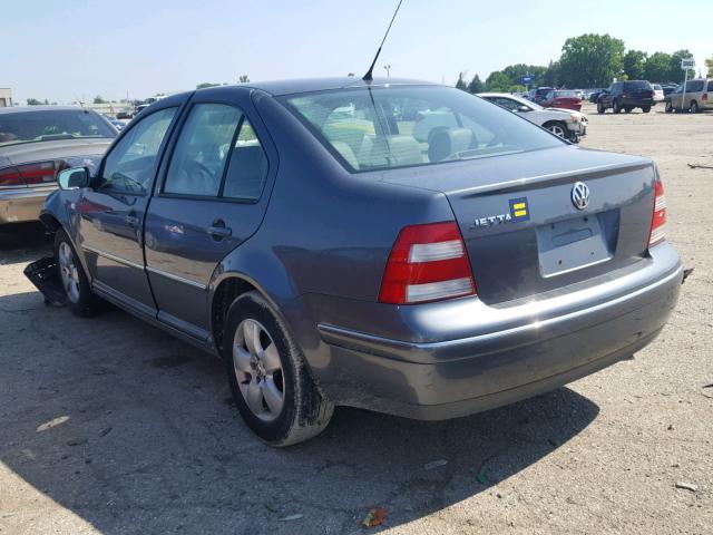 3VWSA69M54M044638 - 2004 VOLKSWAGEN JETTA GLS GRAY photo 3