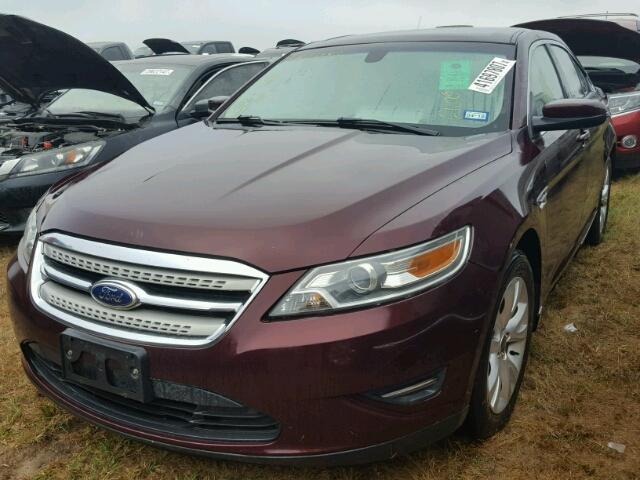 1FAHP2EW9BG127837 - 2011 FORD TAURUS MAROON photo 2