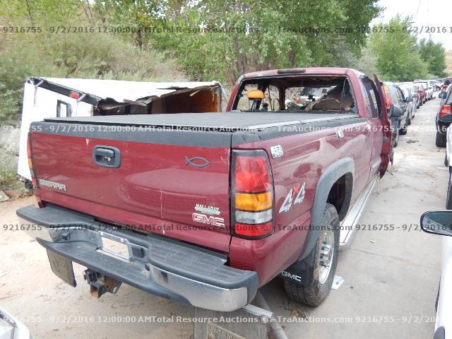 1GTHK29U54E285155 - 2004 GMC SIERRA K25 MAROON photo 3