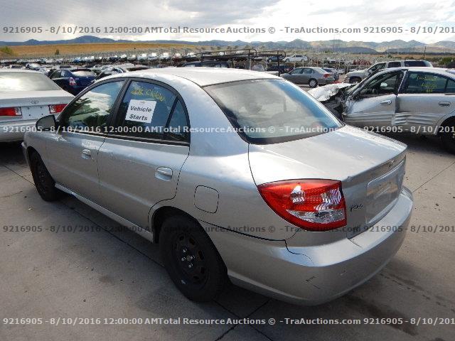 KNADC125056355646 - 2005 KIA RIO SILVER photo 4