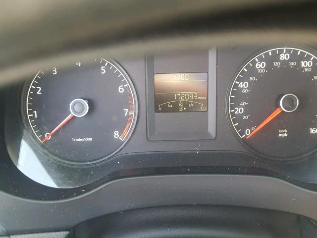 3VW2K7AJXBM052770 - 2011 VOLKSWAGEN JETTA BASE BLACK photo 8