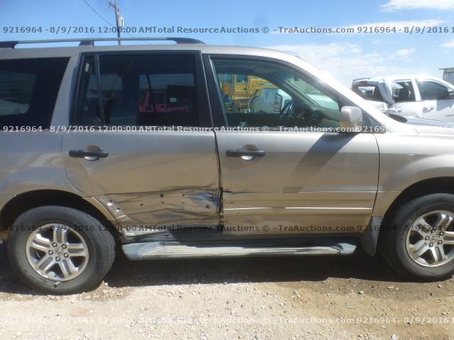 5FNYF18545B035043 - 2005 HONDA PILOT EXL GOLD photo 10