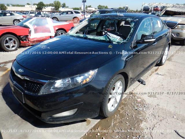 5XXGN4A7XDG233620 - 2013 KIA OPTIMA BLACK photo 1