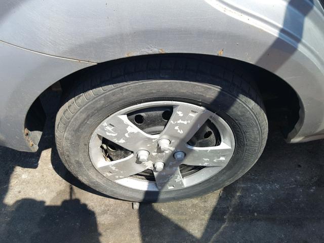 KL1TD56628B163461 - 2008 CHEVROLET AVEO BASE Gümüş foto 9