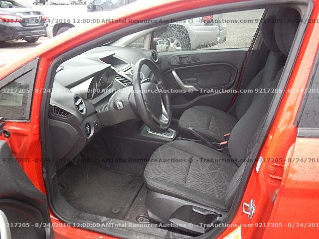 3FADP4EJ6DM117094 - 2013 FORD FIESTA SE RED photo 5