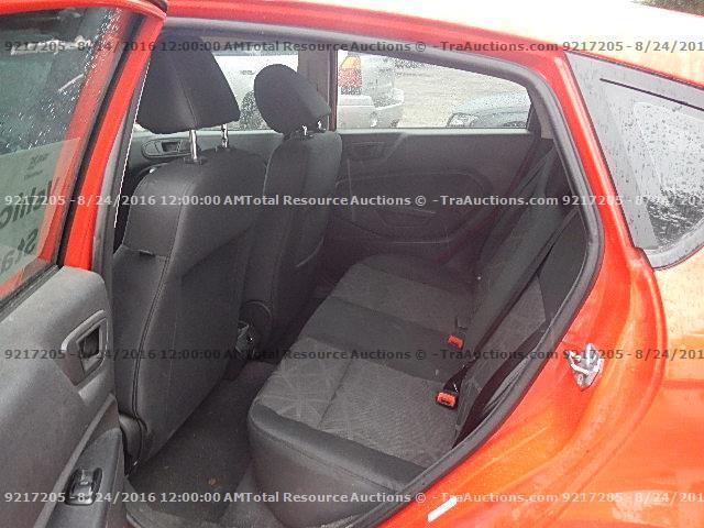 3FADP4EJ6DM117094 - 2013 FORD FIESTA SE RED photo 6