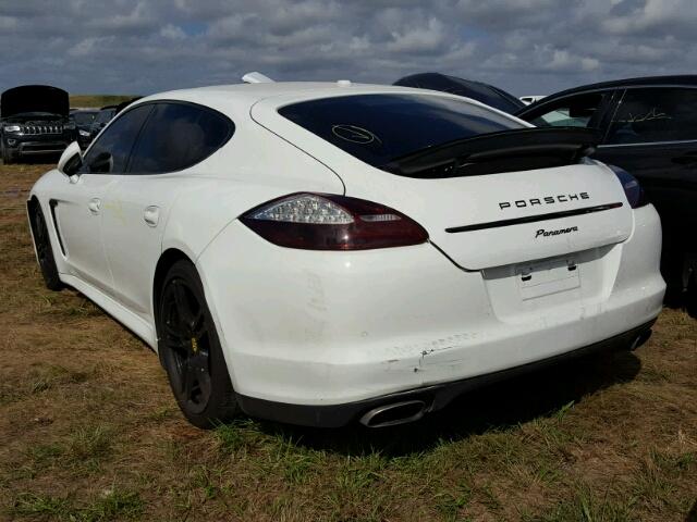 WP0AA2A75BL018603 - 2011 PORSCHE PANAMERA 2 WHITE photo 3