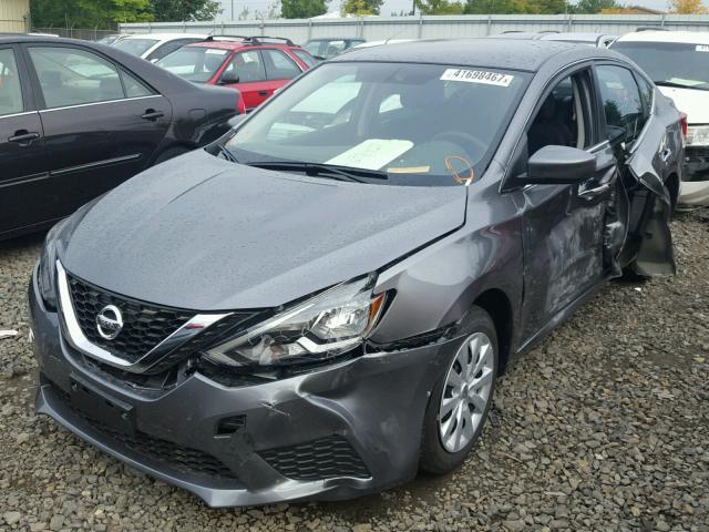 3N1AB7AP8HY359927 - 2017 NISSAN SENTRA GRAY photo 2