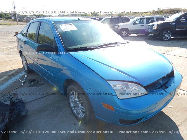 1FAFP34N07W111822 - 2007 FORD FOCUS ZX4 BLUE photo 2