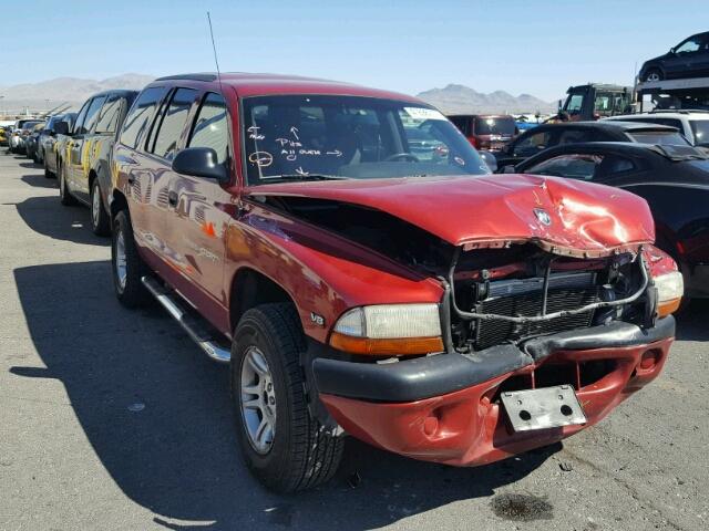 1B4HS28N1YF208693 - 2000 DODGE DURANGO MAROON photo 1