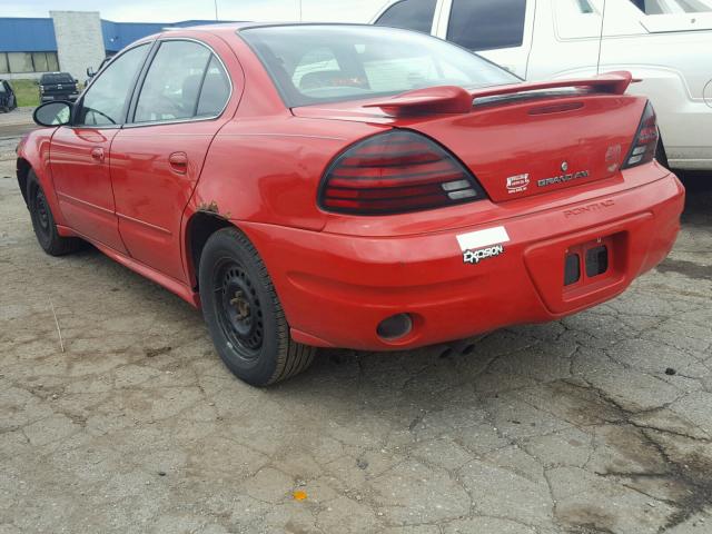 1G2NF52E24C252917 - 2004 PONTIAC GRAND AM S Qırmızı foto 3