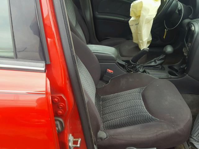1G2NF52E24C252917 - 2004 PONTIAC GRAND AM S Qırmızı foto 5