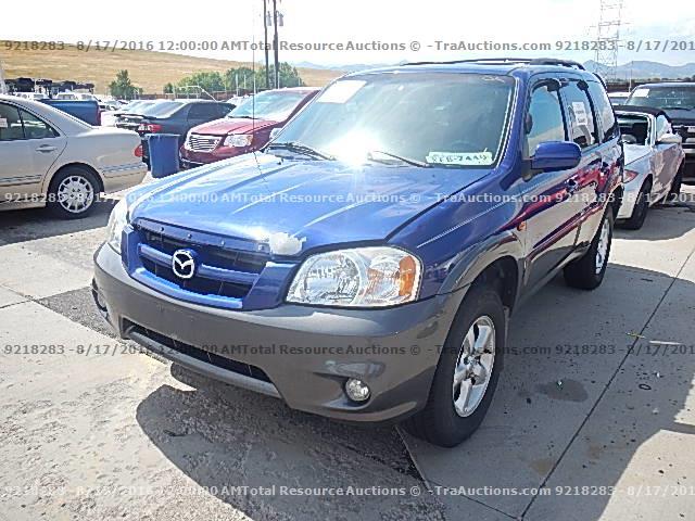 4F2CZ96155KM16502 - 2005 MAZDA TRIBUTE S BLUE photo 1