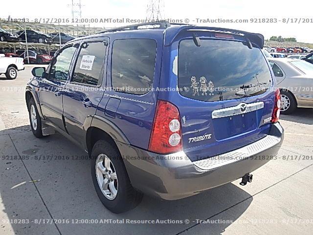 4F2CZ96155KM16502 - 2005 MAZDA TRIBUTE S BLUE photo 4