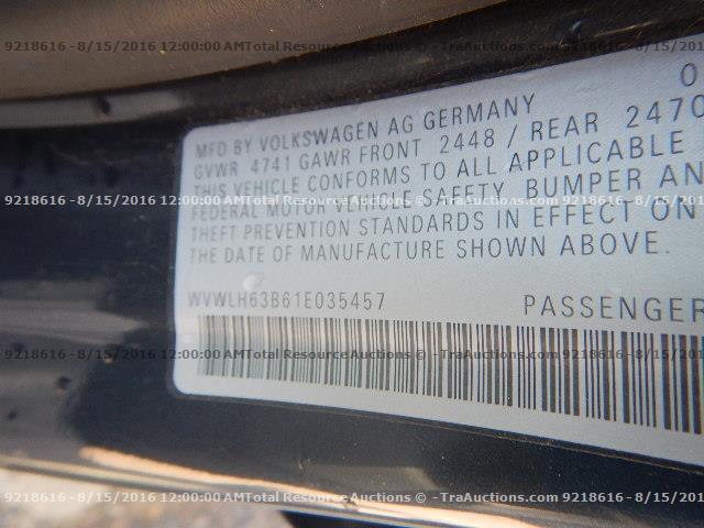 WVWLH63B61E035457 - 2001 VOLKSWAGEN PASSAT GLX GRAY photo 12