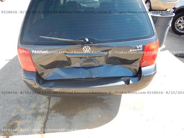 WVWLH63B61E035457 - 2001 VOLKSWAGEN PASSAT GLX GRAY photo 14