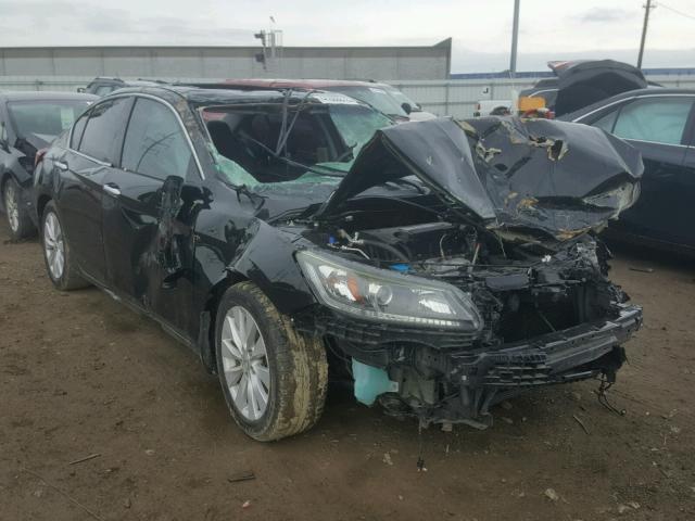 1HGCR2F8XEA118782 - 2014 HONDA ACCORD EXL BLACK photo 1