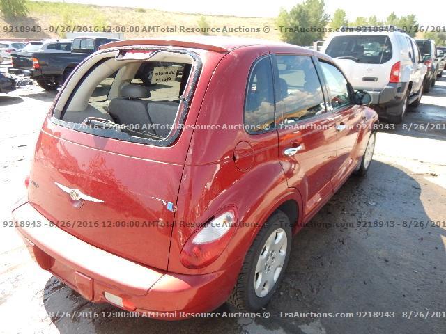 3A8FY48B98T148218 - 2008 CHRYSLER PT CRUISER RED photo 3