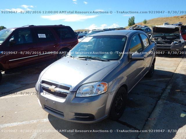 KL1TD5DEXAB116887 - 2010 CHEVROLET AVEO LS PURPLE photo 1