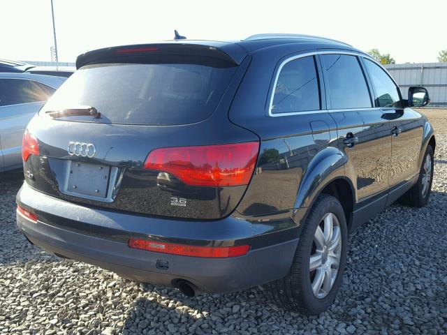 WA1BY74L37D032680 - 2007 AUDI Q7 3.6 QUA BLACK photo 4