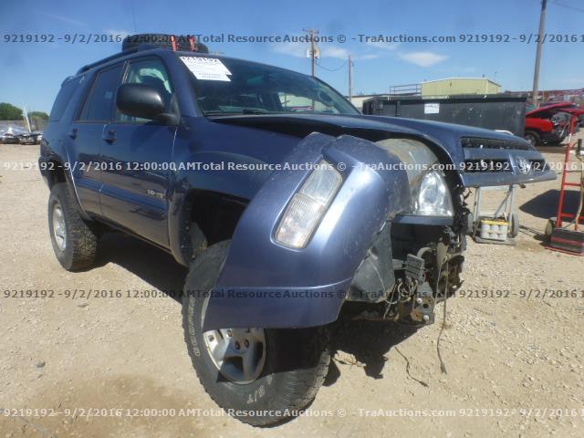 JTEBT14R548008998 - 2004 TOYOTA 4RUNNER SR BLUE photo 2