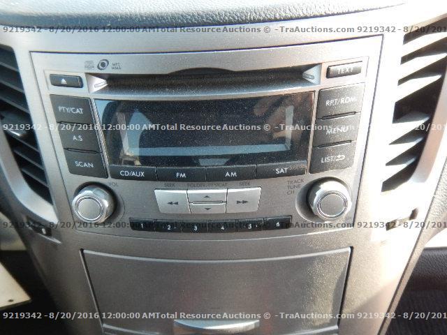 4S4BRCCC6C3262884 - 2012 SUBARU OUTBACK 2. GRAY photo 9