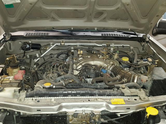1NGED29Y54C421454 - 2004 NISSAN FRONTIER C SILVER photo 7