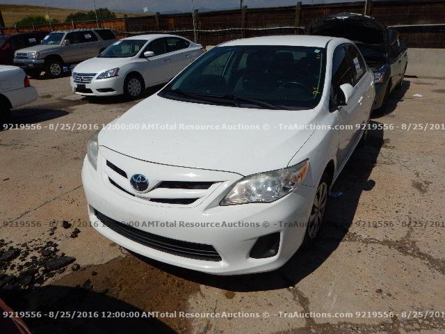 JTDBU4EE7BJ103793 - 2011 TOYOTA COROLLA BA WHITE photo 1