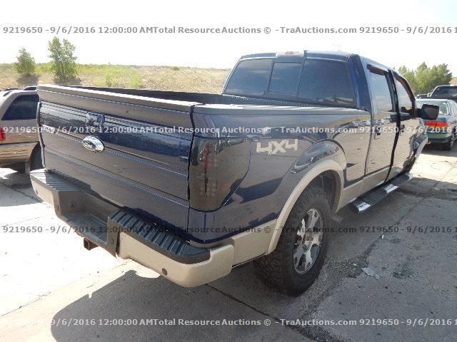 1FTPW14V69FA48430 - 2009 FORD F150 BLUE photo 3