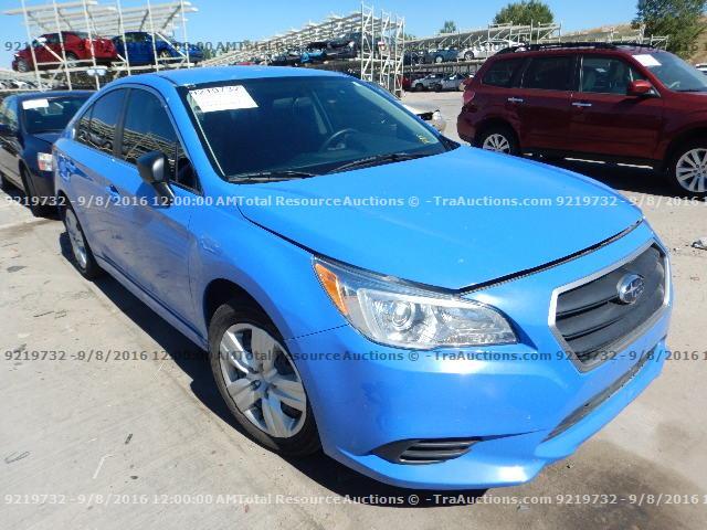 4S3BNBA67F3059739 - 2015 SUBARU LEGACY 2.5 BLUE photo 2