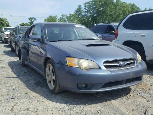 4S3BL676654202595 - 2005 SUBARU LEGACY GT BLUE photo 1