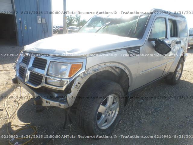 1D8GU28K19W514259 - 2009 DODGE NITRO SE SILVER photo 1