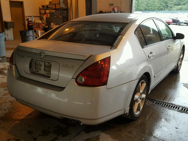 1N4BA41E74C822943 - 2004 NISSAN MAXIMA SE SILVER photo 4