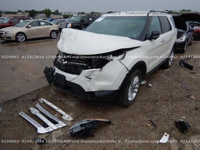 1FMHK8D81BGA80619 - 2011 FORD EXPLORER WHITE photo 1