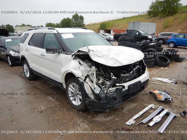 1FMHK8D81BGA80619 - 2011 FORD EXPLORER WHITE photo 2