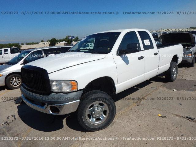 3D7KU28C14G183875 - 2004 DODGE RAM 2500 S Ağ foto 1