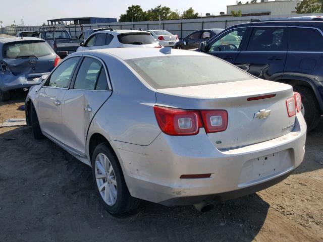 1G11F5SLXFF167195 - 2015 CHEVROLET MALIBU LTZ 银色 照片 3