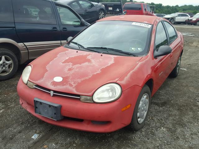 1P3ES46CXYD798438 - 2000 PLYMOUTH NEON BASE 红色 照片 2