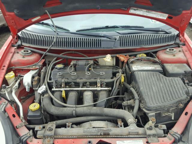 1P3ES46CXYD798438 - 2000 PLYMOUTH NEON BASE 红色 照片 7