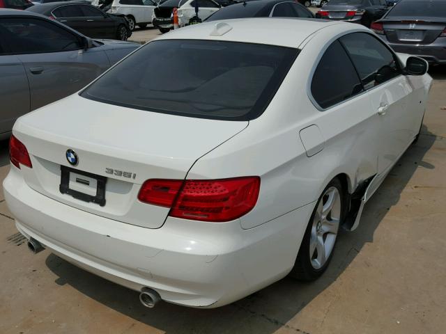WBAKG7C56BE598070 - 2011 BMW 335 I WHITE photo 4