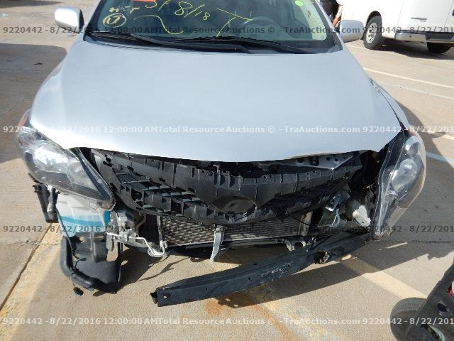 2T1BU4EE3BC680087 - 2011 TOYOTA COROLLA BA SILVER photo 10