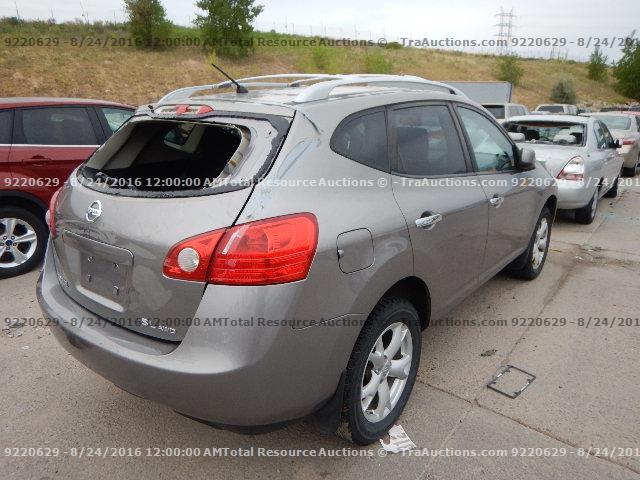 JN8AS5MV0AW110048 - 2010 NISSAN ROGUE S GRAY photo 3