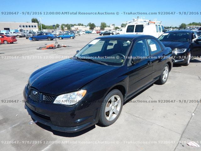 JF1GD61697H520532 - 2007 SUBARU IMPREZA 2. Чорний фото 1