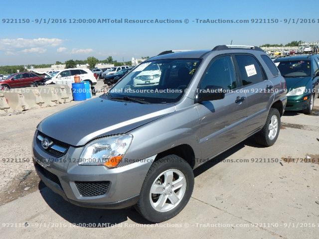 KNDJE723297582970 - 2009 KIA SPORTAGE L GRAY photo 1