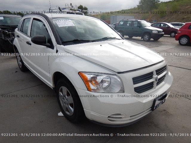 1B3HB28A69D161451 - 2009 DODGE CALIBER SE WHITE photo 2